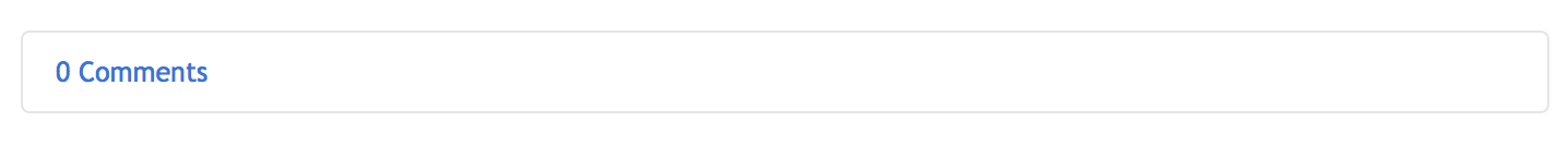 Collapsed comments
section